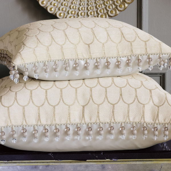 Eastern Accents Jolene Ivory Cotton Blend Duvet Cover Set Wayfair Canada